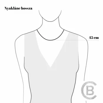 14K Kereszt Nyaklánc Gyémánttal