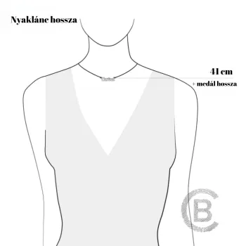 Személyre szabott névlánc – elegáns betűtípus – 925 ezüstözött 18K sárga arannyal