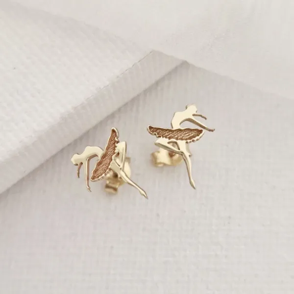 14K Balerina Fülbevaló