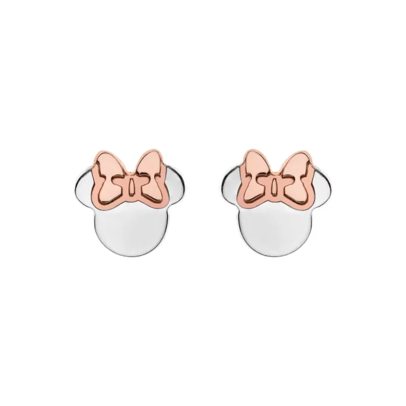 Disney Minnie Mouse elegáns, szimbólumos fülbevaló - ezüst 925