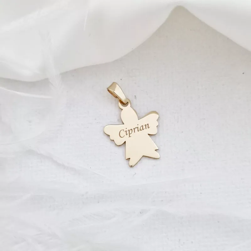 14K Angyal Medál