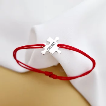 Puzzle Darab Karkötő - 925 Sterling Ezüst - Állítható Zsinór