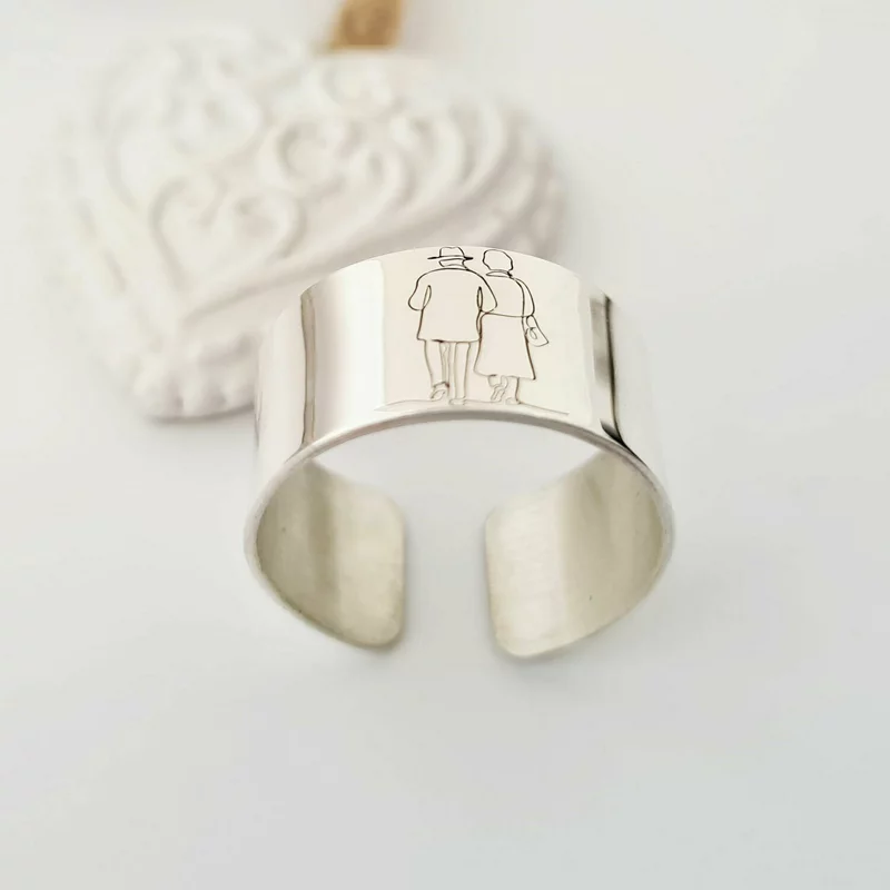 Ezüst Öregség Gyűrű