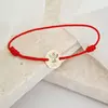 9K Arany Karkötő - Nyitott Szárnyú Őrangyal - 10 mm érme - állítható zsinórral