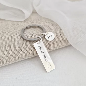 Ezüst Lemez és Érme Kulcstartó