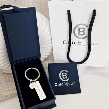 Ezüst Lemez és Érme Kulcstartó