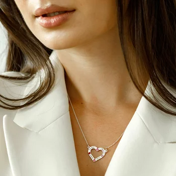 Határtalan Szeretet Szív Nyaklánc Swarovski Kristállyokkal