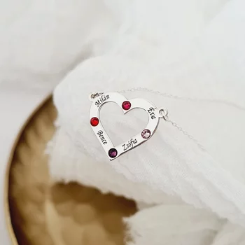 Határtalan Szeretet Szív Nyaklánc Swarovski Kristállyokkal