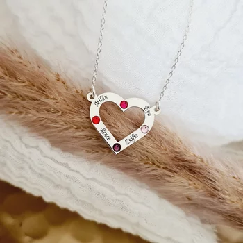 Határtalan Szeretet Szív Nyaklánc Swarovski Kristállyokkal