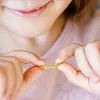 14K Név Nyaklánc Pillangóval és Gyémánttal - 5 betű