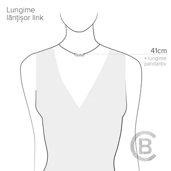 Személyre szabott lánc névvel és korona szimbólummal - Elegáns betűtípus - 925 Ezüstös 18K sárga arannyal