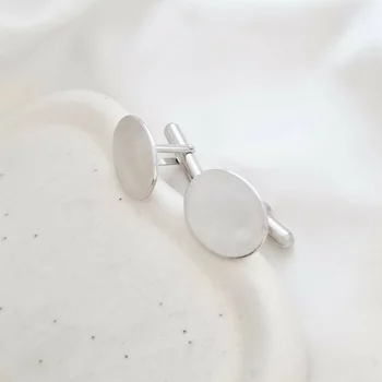 Személyre Szabott Mandzsettagomb - Ovális 20 mm - 925 Sterling Ezüst