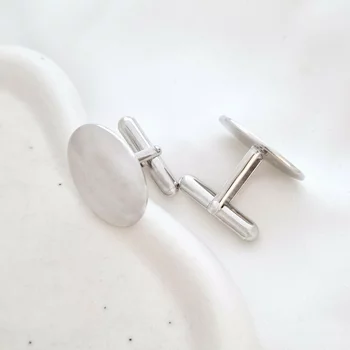 Személyre Szabott Mandzsettagomb - Ovális 20 mm - 925 Sterling Ezüst