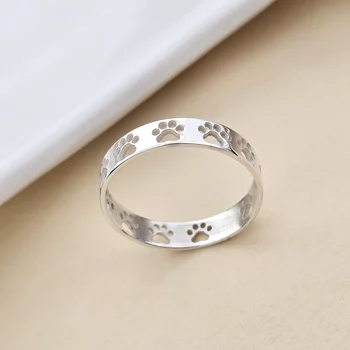 Szerető Mancsok Gyűrű – 925 Sterling Ezüst