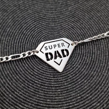 Szuper DAD Karkötő – 925-ös Sterling Ezüst - Férfi Lánc