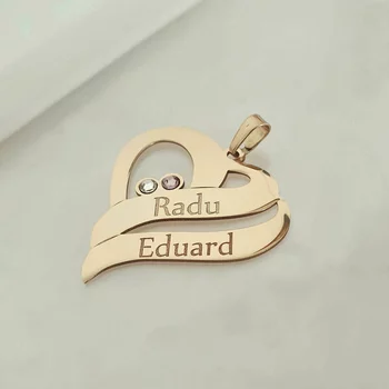 Tiszta Szív Medál - 14K Sárga Arany - Swarovski Kristály