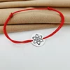 Bratara banut personalizata - simbol Fizica - Argint 925, snur reglabil diverse culori