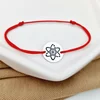 Bratara banut personalizata - simbol Fizica - Argint 925, snur reglabil diverse culori