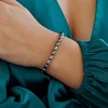 Bratara cu Perle - model sirag de perle rice peacock de apa dulce - Argint 925 placat cu Aur Galben 18K