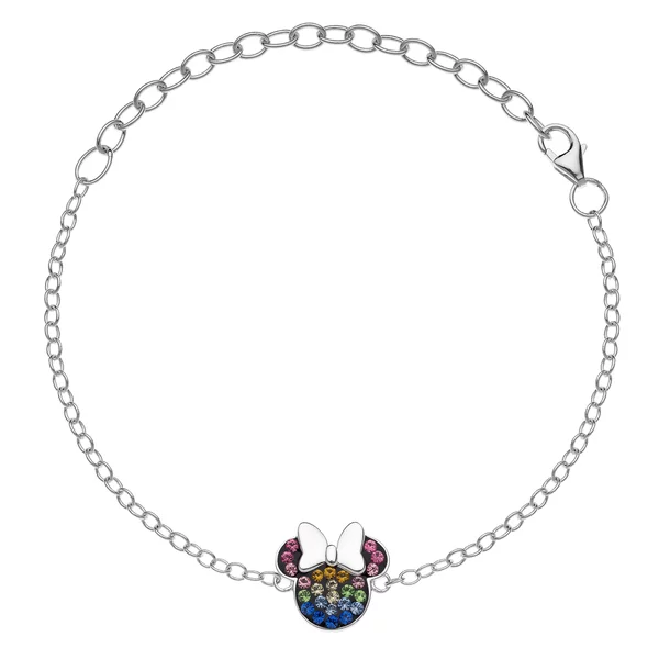 Bratara Disney Minnie Mouse - Argint 925 si Cubic Zirconia colorate