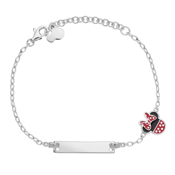 Bratara Disney placuta personalizabila și Minnie Mouse - Argint 925