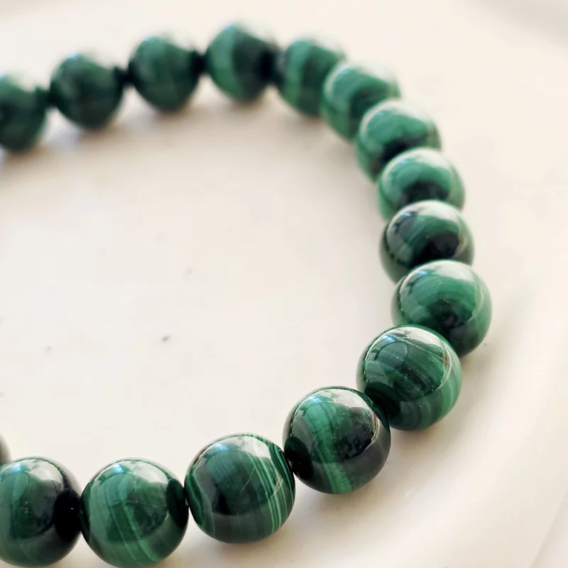 Bratara Malachit- 3 Cilindri personalizați - Otel Inoxidabil 316L picture - 5