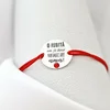 Bratara O iubita ca si tine - Argint 925 si Cristal Swarovski - Snur reglabil