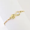 Brățară personalizata cu simbolul infinitului,dinozaur și nume – Diamant natural - Argint 925 placat cu Aur Galben 18K - Cu lantisor fata/baiat