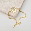 Bratara personalizata - Disc decupat cu simbol masina off road - Argint 925 placat cu Aur Galben 18K - bratara barbati cu lant