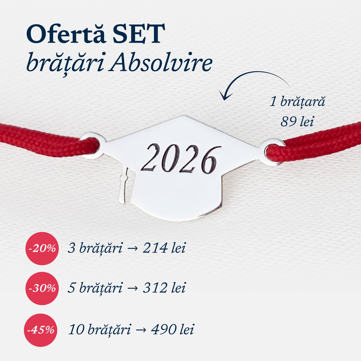 Bratara Toca - Argint 925, snur reglabil