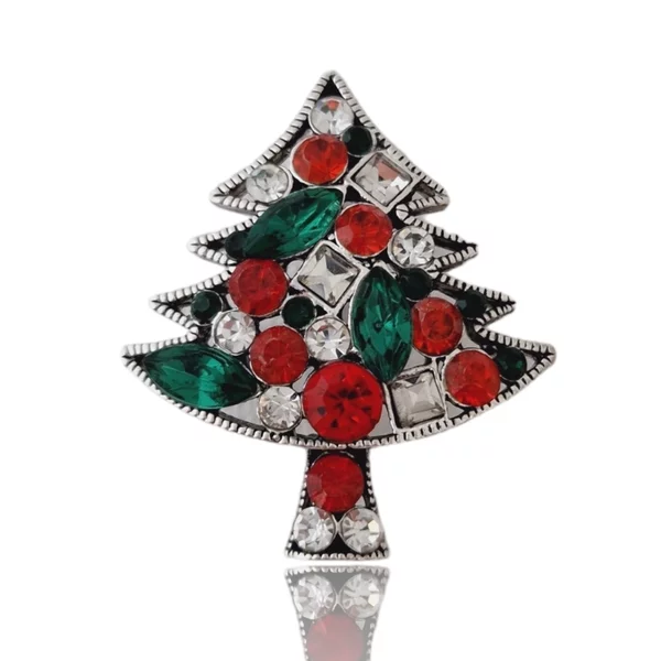 Brosa Bradulet stralucitor Argintiu