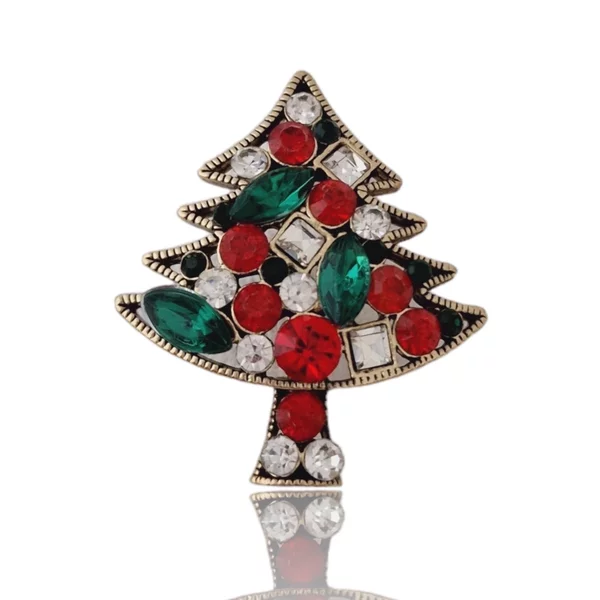 Brosa Bradulet stralucitor Auriu