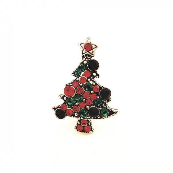 Brosa Bradut Incarcat Argintiu