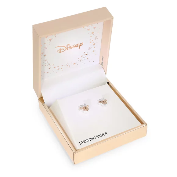 Cercei Disney Birthday Minnie Mouse luna Iunie  - Argint 925 si Cristal