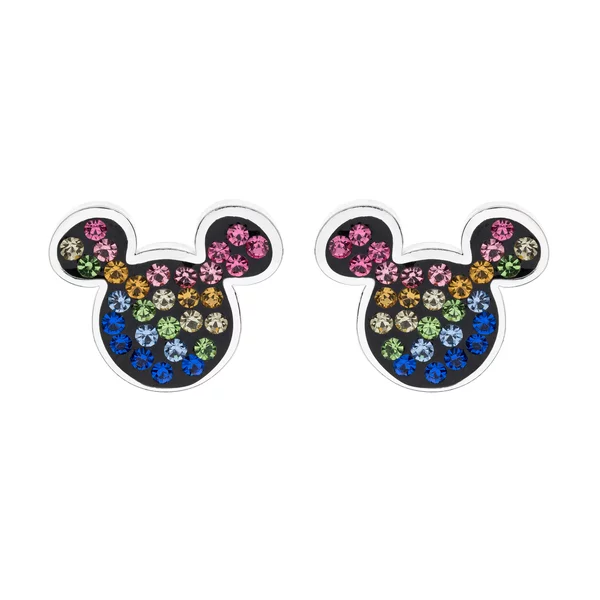 Cercei Disney Mickey Mouse - Argint 925 si Cubic Zirconia colorate