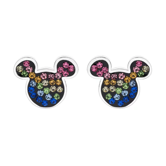 Cercei Disney Mickey Mouse - Argint 925 si Cubic Zirconia colorate