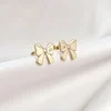 Cercei Fundiță cu Diamante naturale - Argint 925 placat cu Aur Galben 18K