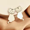 Cercei pisica Hang in there Kitten - Argint 925