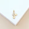 Choker cu initiala si cristal Swarovski - Argint 925 placat cu Aur Galben 18K  - Lant silicon