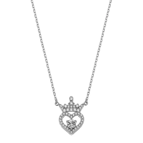 Colier Disney coroana Princess - Argint 925 si Cubic Zirconia si Cristale