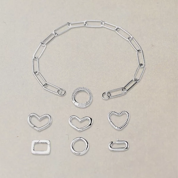 ELM-Bold – Brățară bază BIG PAPERCLIP – Argint 925