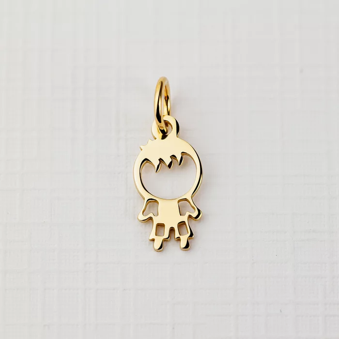 ELM Charm - Baiat - Argint 925 placat cu Aur Galben 18K