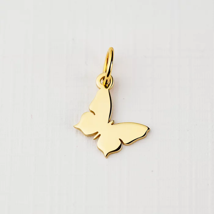 ELM Charm - Fluture - Argint 925 placat cu Aur Galben 18K