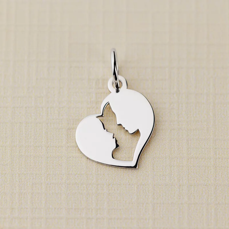 ELM Charm - Inima cuplu - Argint 925 picture - 1