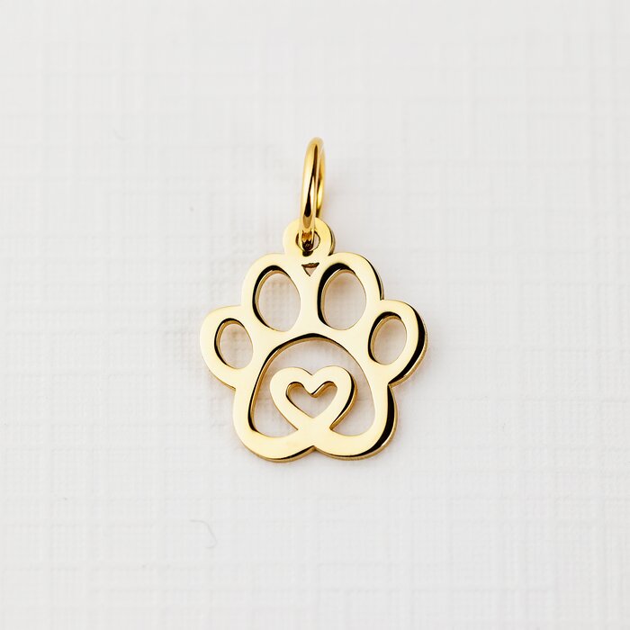 ELM Charm - Labuta - Argint 925 placat cu Aur Galben 18K