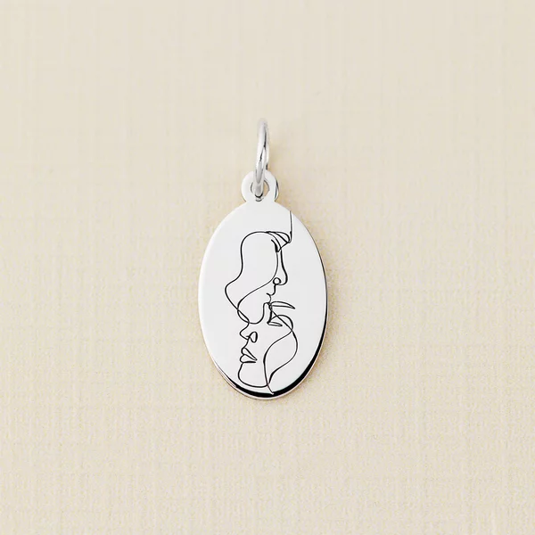 ELM Charm - Oval cuplu - Argint 925