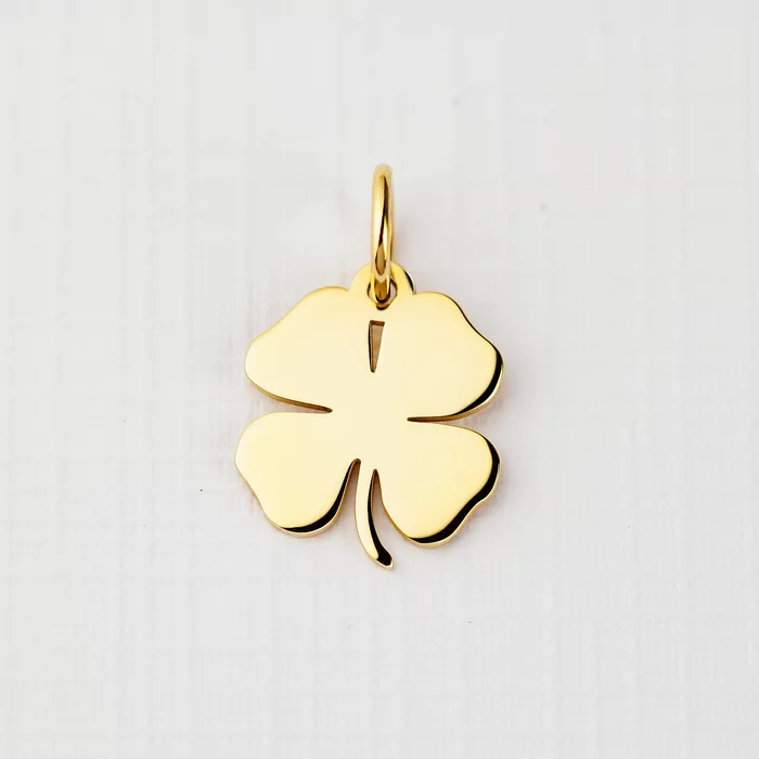 ELM Charm - Trifoi - Argint 925 placat cu Aur Galben 18K