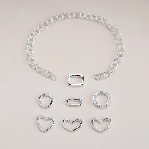 ELM-Round – Brățară bază ROLO – Argint 925