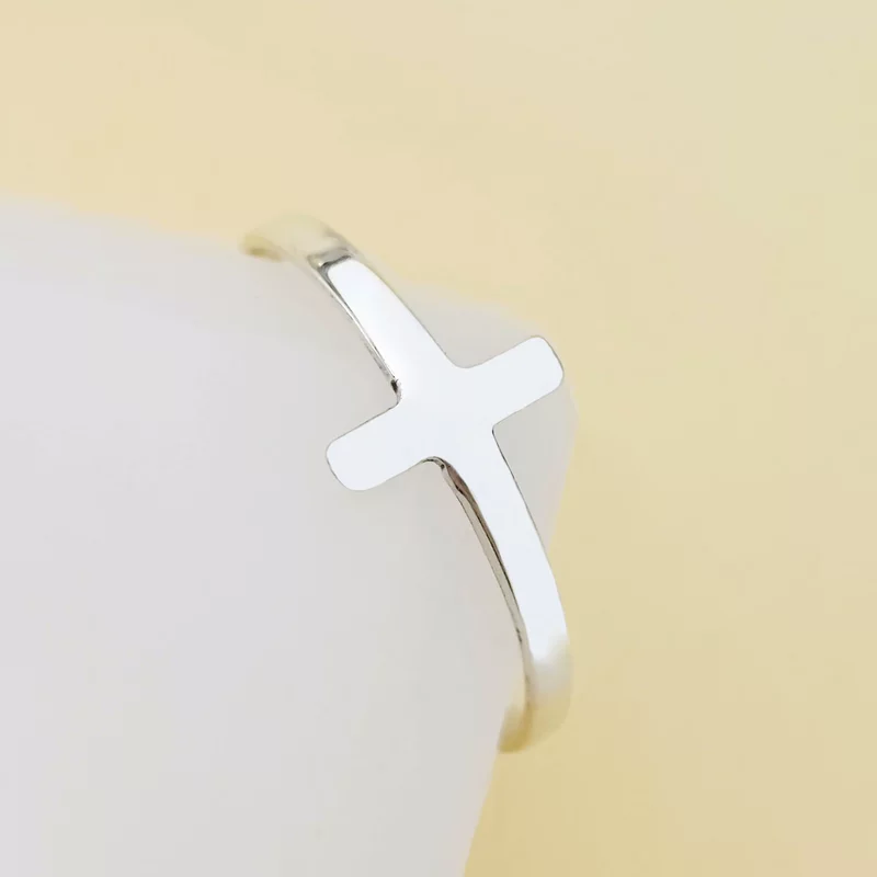 Inel Cruce - Bijuterie cu Har - Argint 925 - Marime fixa picture - 3