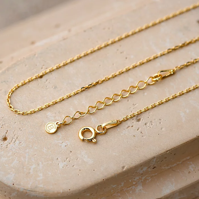 Lant FORZATINA Argint 925 Placat cu Aur 18K